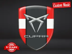 Seat Cupra Silikonaufkleber Professionell Anpassbar Design